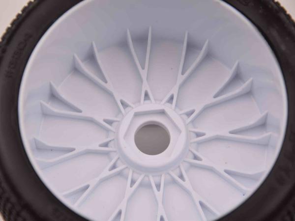 TPRO 1/8 OffRoad KEYLOCK Clay Super Soft C4 Weiß Dish (2)